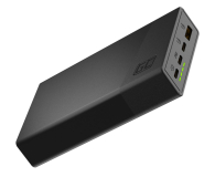 Powerbank Green Cell PowerPlay 20S 20000mAh Czarny (22.5W, 3x USB-C) PBGC03S